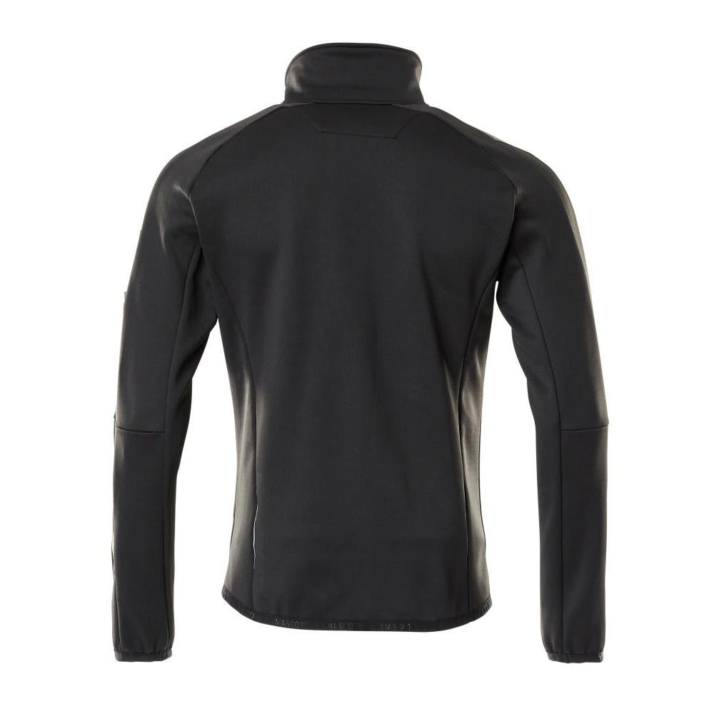 Fleece trui met microfleece jack met ritssluiting