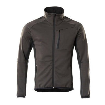 Fleece trui met microfleece jack met ritssluiting