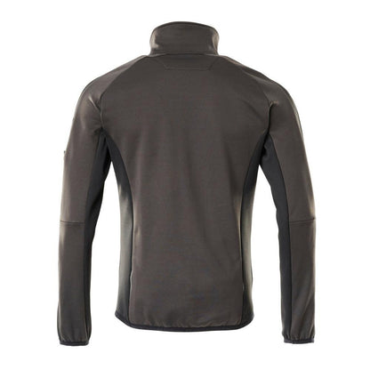Fleece trui met microfleece jack met ritssluiting