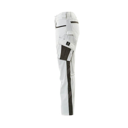 Broeken, dames, diamant, tweekleurige broek