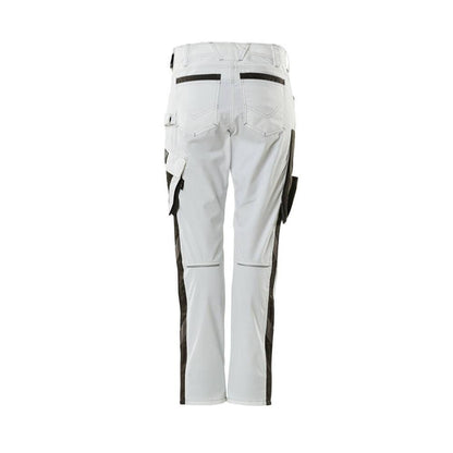 Broeken, dames, diamant, tweekleurige broek