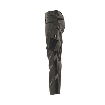 Broeken, dames, diamant, tweekleurige broek