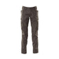 Broek, dijbeenzakken, broek met stretch inzetstukken, donker antraciet
