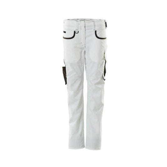 Broeken, dames, parelmoer, tweekleurige broek