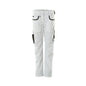 Broeken, dames, parelmoer, tweekleurige broek