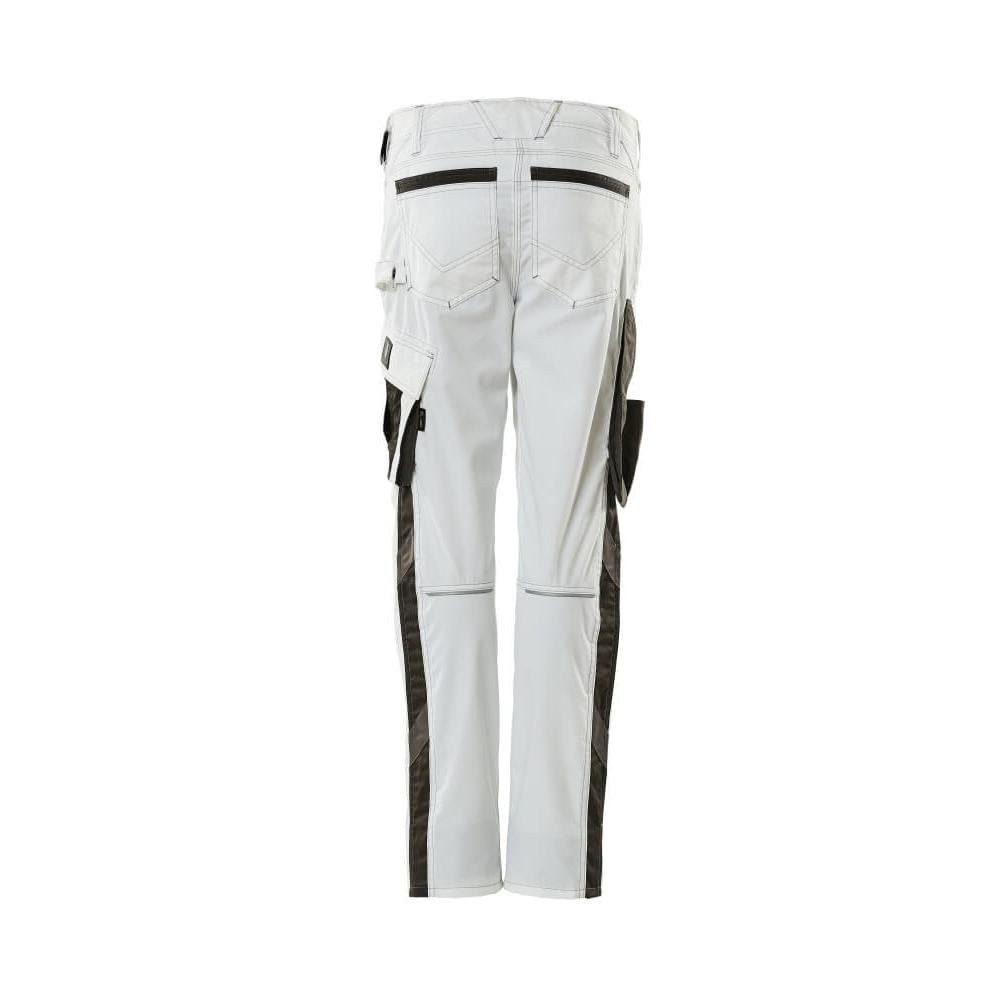 Broeken, dames, parelmoer, tweekleurige broek