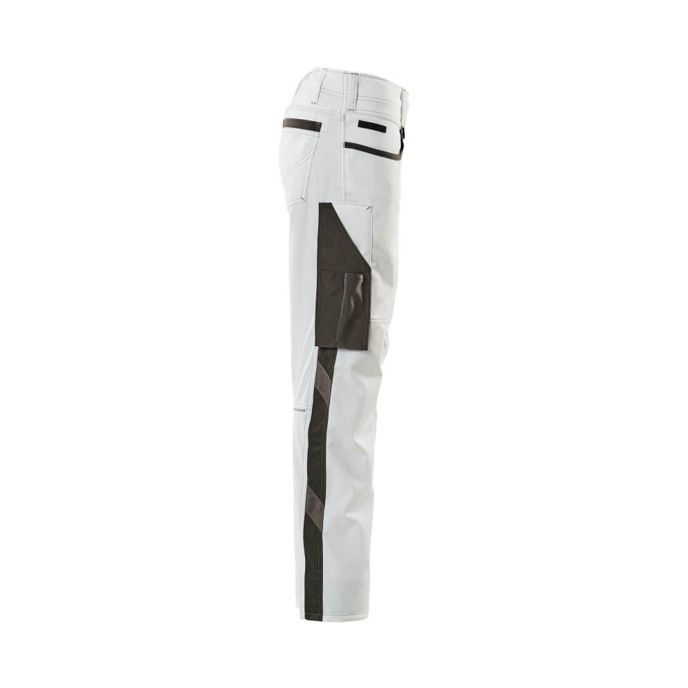 Broeken, dames, parelmoer, tweekleurige broek