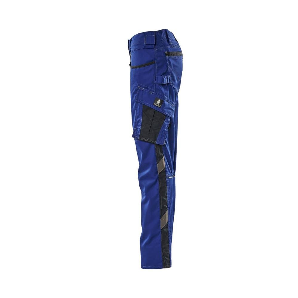 Broeken, dames, parelmoer, tweekleurige broek