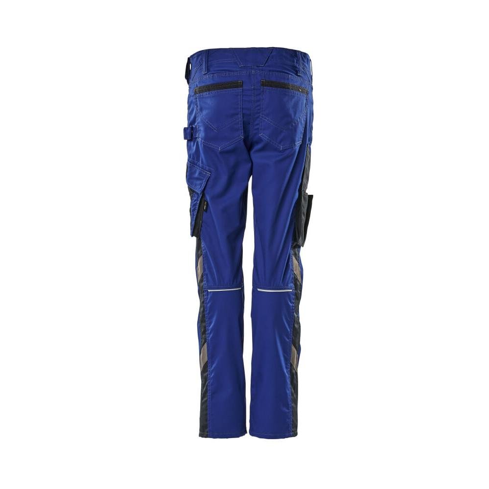 Broeken, dames, parelmoer, tweekleurige broek