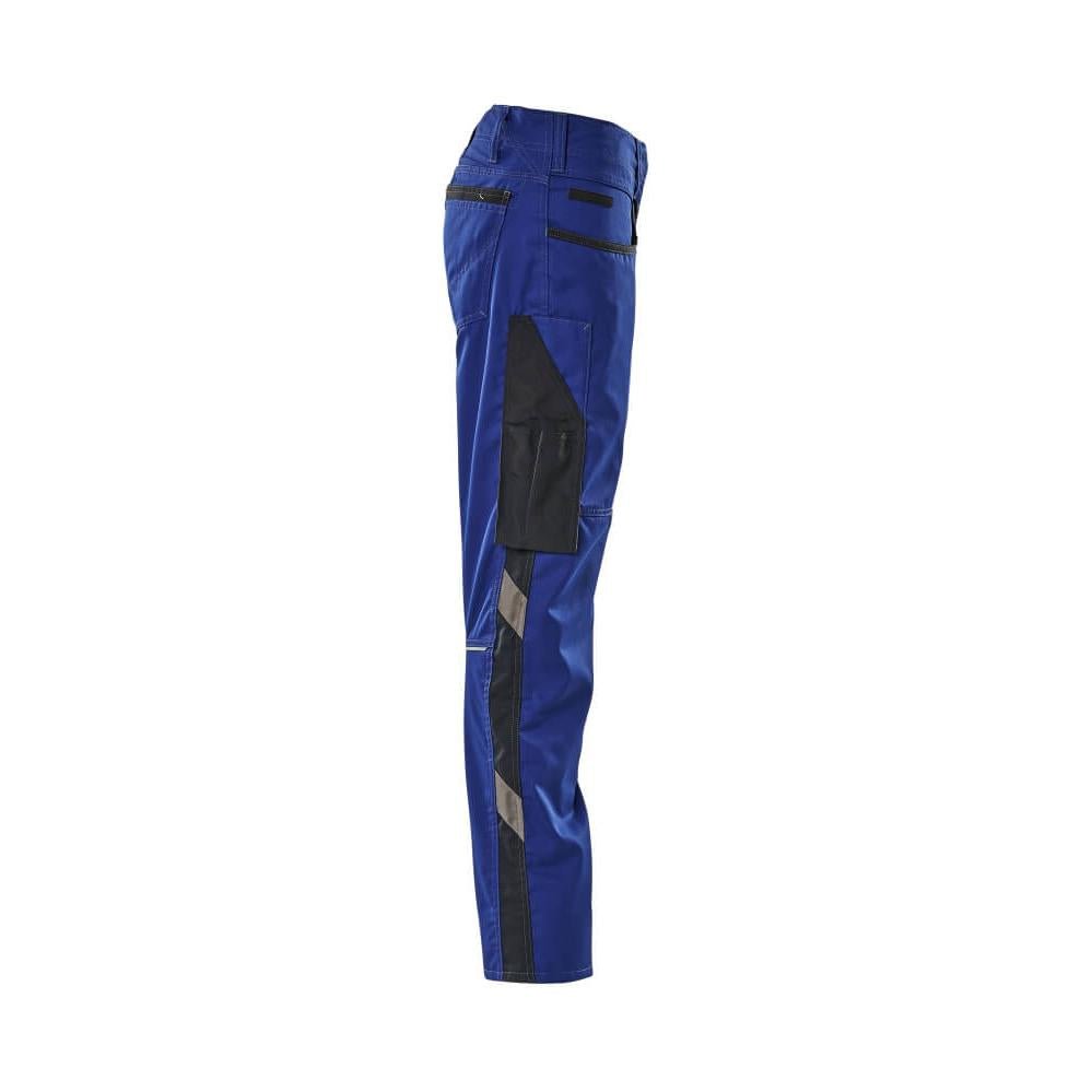 Broeken, dames, parelmoer, tweekleurige broek