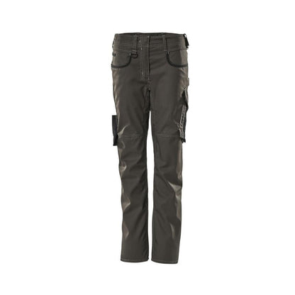 Broeken, dames, parelmoer, tweekleurige broek
