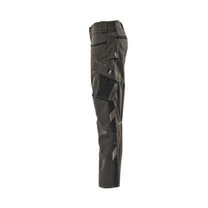Broeken, dames, parelmoer, tweekleurige broek
