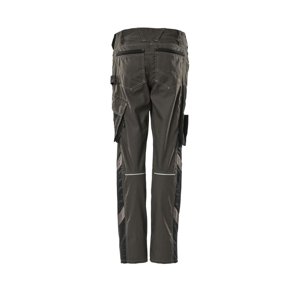 Broeken, dames, parelmoer, tweekleurige broek