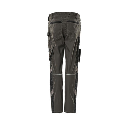 Broeken, dames, parelmoer, tweekleurige broek