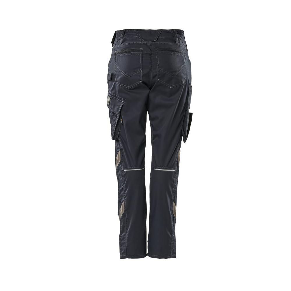 Broeken, dames, ruit, effen broek