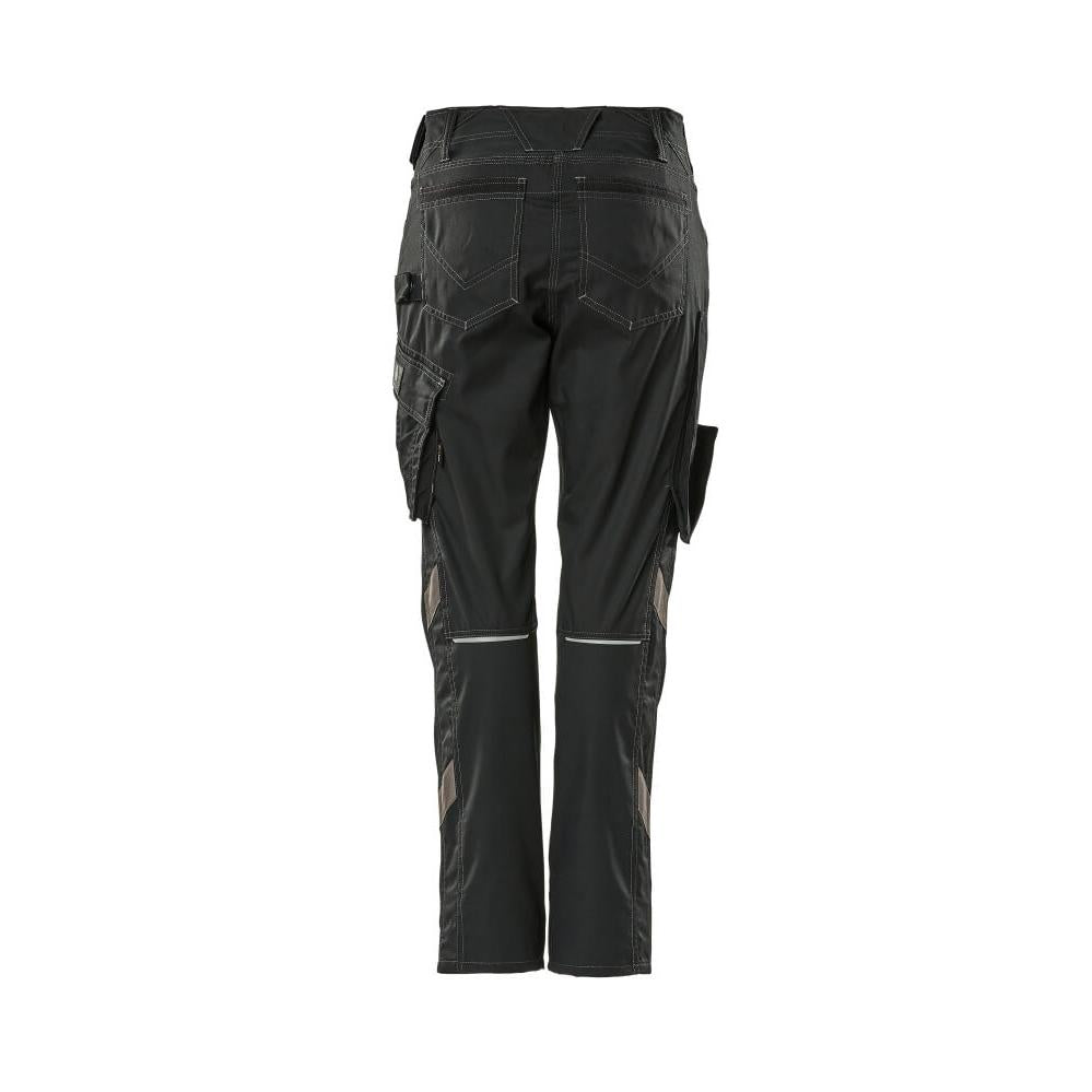 Broeken, dames, ruit, effen broek
