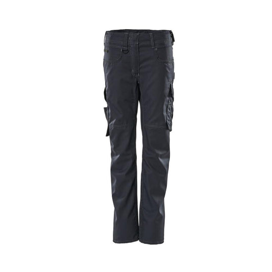 Broeken, dames, parelmoer, effen broek