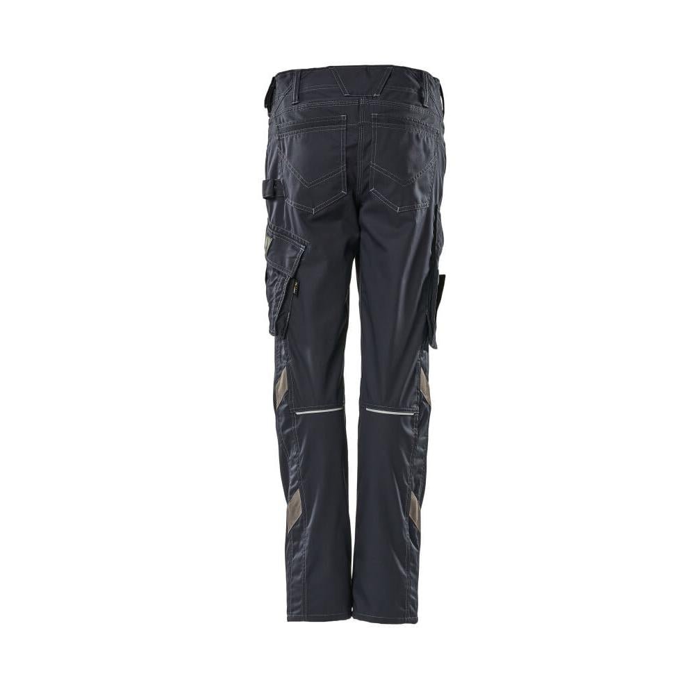Broeken, dames, parelmoer, effen broek