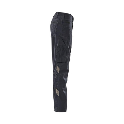Broeken, dames, parelmoer, effen broek
