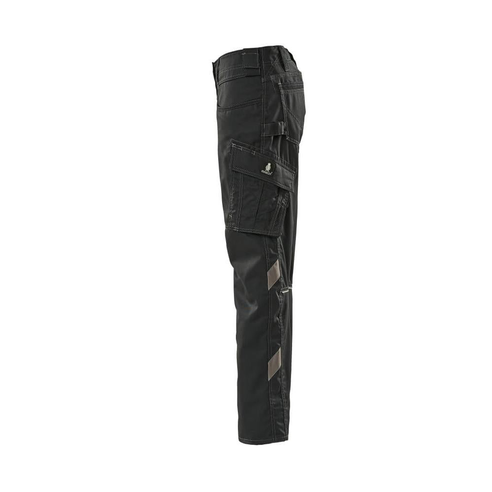 Broeken, dames, parelmoer, effen broek