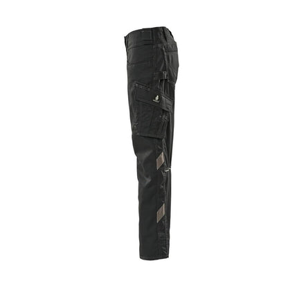 Broeken, dames, parelmoer, effen broek