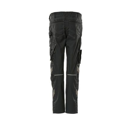 Broeken, dames, parelmoer, effen broek