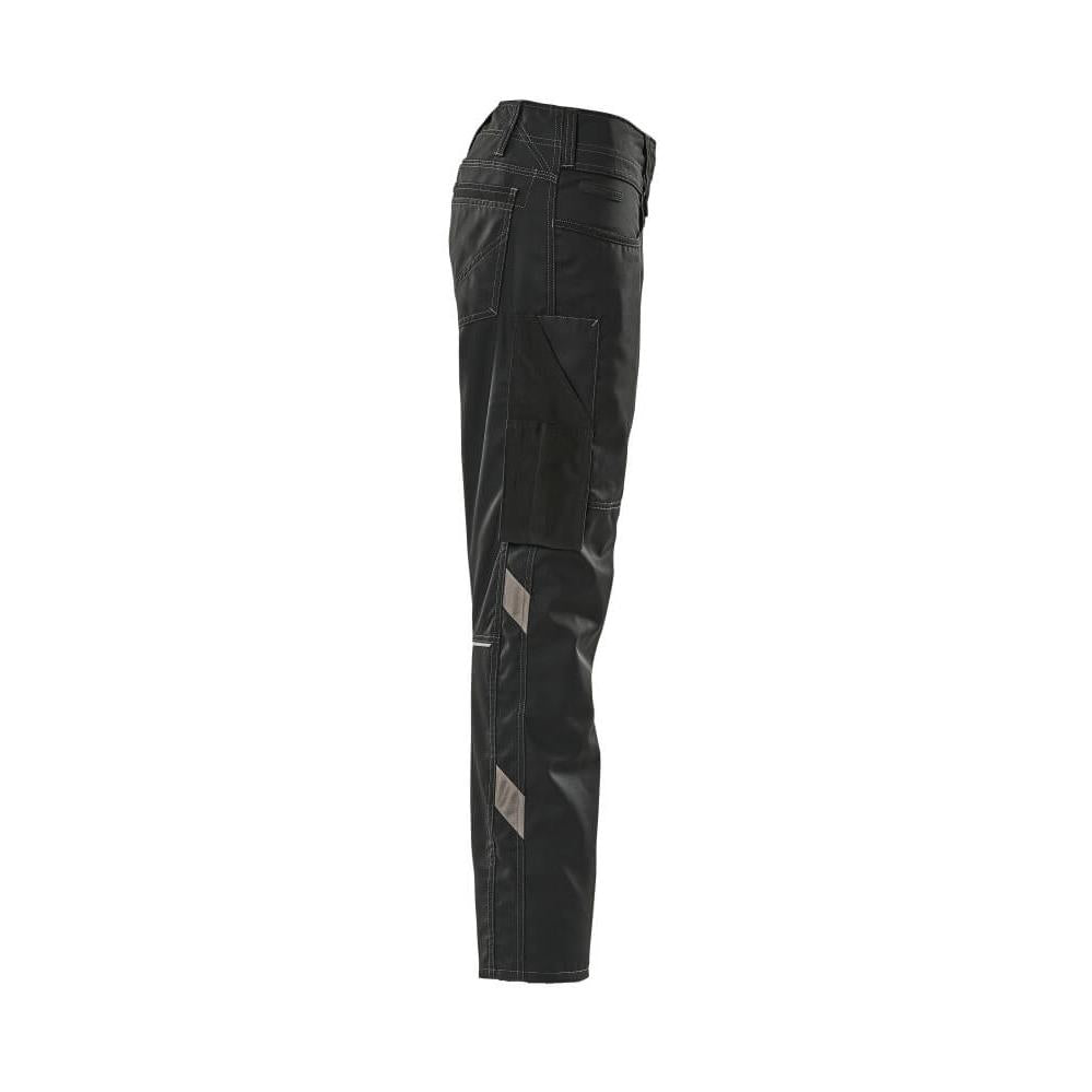 Broeken, dames, parelmoer, effen broek