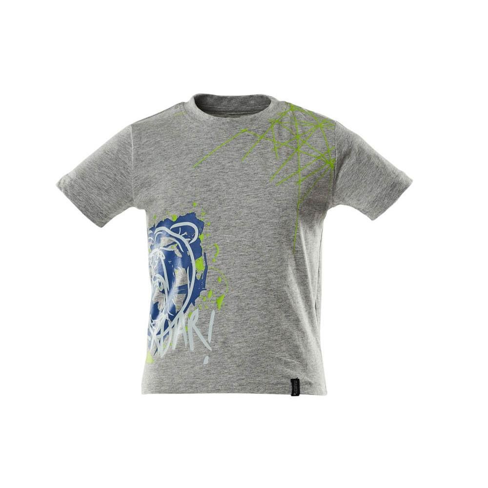 T-shirt voor kinderen, met print T-shirt voor kinderen, grijs gemêleerd