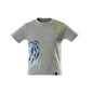 T-shirt voor kinderen, met print T-shirt voor kinderen, grijs gemêleerd