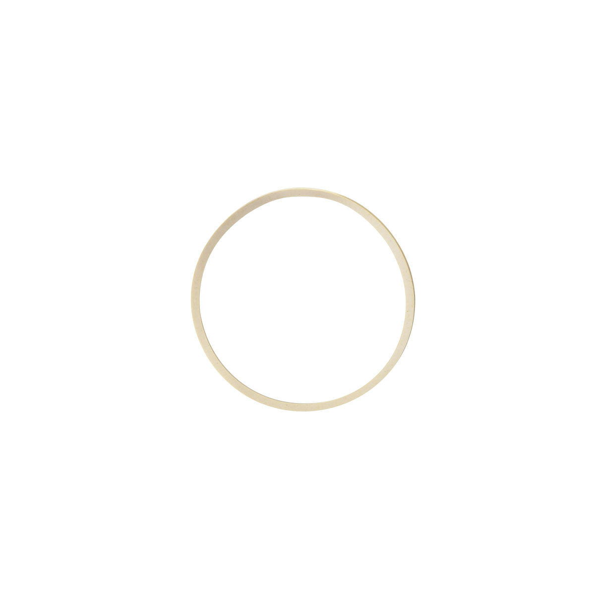 Neben dem Gummiband klein Weiß Gummi (Packung 100 Stück) der Duni GmbH ist ein schlichter, dünner Goldring auf weißem Grund abgebildet, der in der Draufsicht das minimalistische Design des Rings betont.