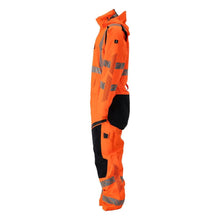 Winteroverall CLIMASCOT®, lichte wintercombinatie, signalisatie oranje/zwart-blauw