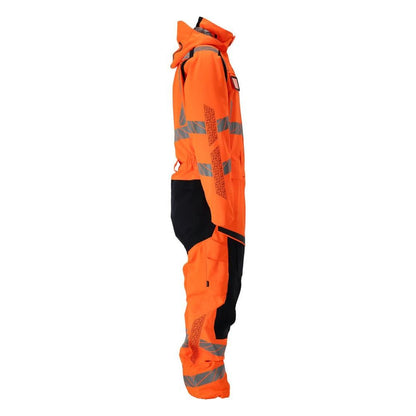 Winteroverall CLIMASCOT®, lichte wintercombinatie, signalisatie oranje/zwart-blauw