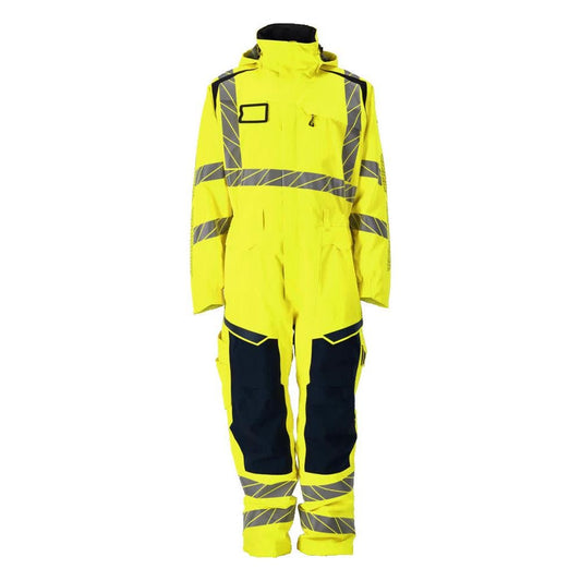 Winteroverall CLIMASCOT®, lichte wintercombinatie, signalisatie geel/zwart-blauw