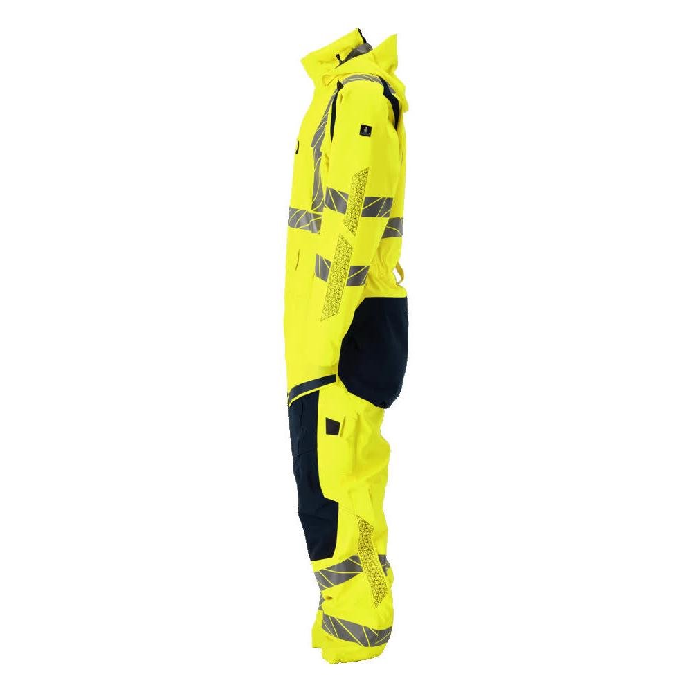 Winteroverall CLIMASCOT®, lichte wintercombinatie, signalisatie geel/zwart-blauw
