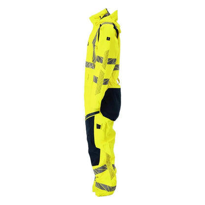 Winteroverall CLIMASCOT®, lichte wintercombinatie, signalisatie geel/zwart-blauw