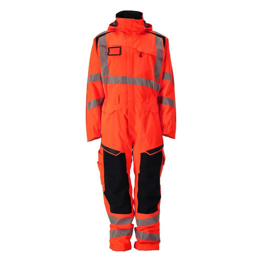 Winteroverall CLIMASCOT®, lichte wintercombinatie, signalisatie rood/donker antraciet