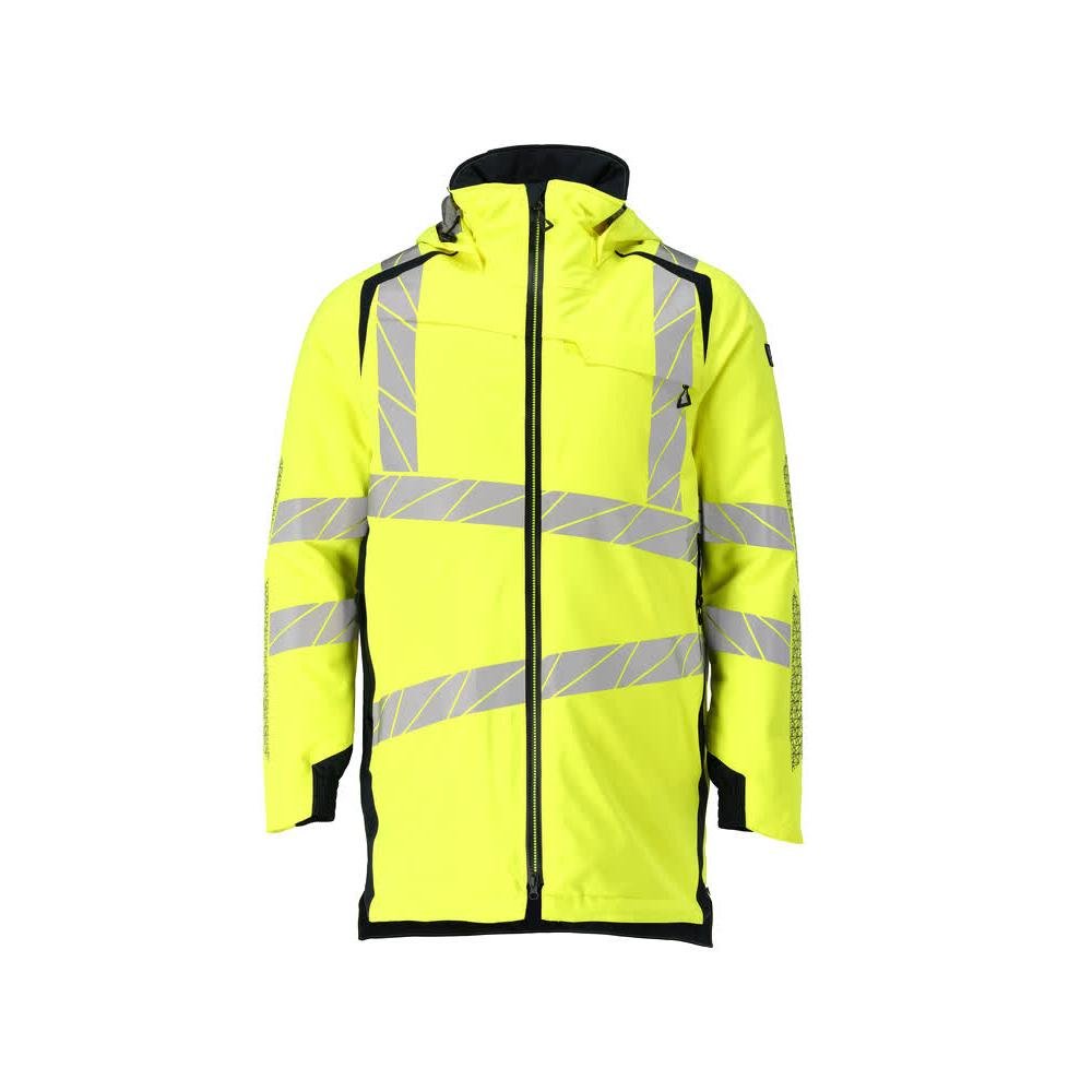 Parka CLIMASCOT® voering, lichtgewicht parka, signalisatie geel/zwart-blauw