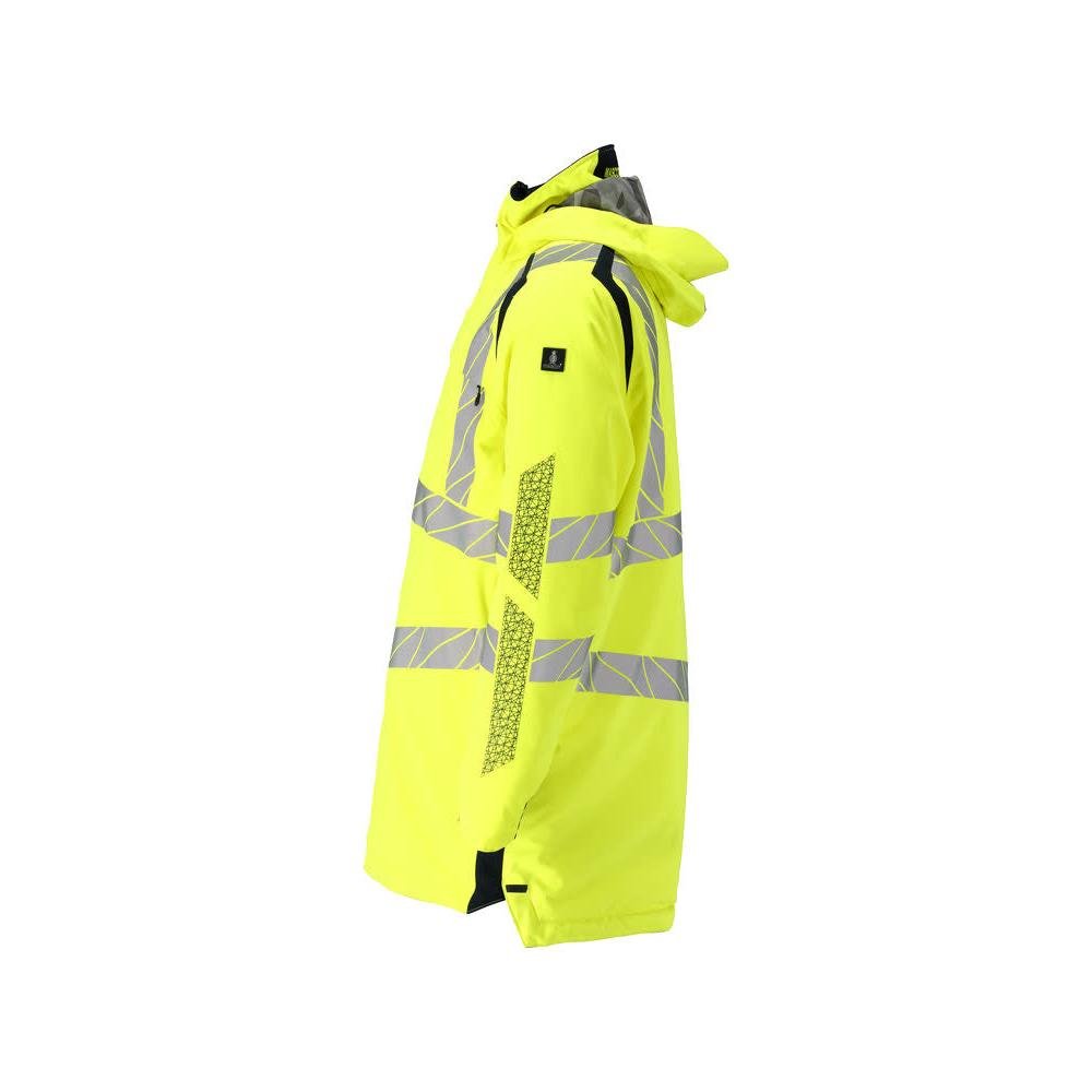 Parka CLIMASCOT® voering, lichtgewicht parka, signalisatie geel/zwart-blauw