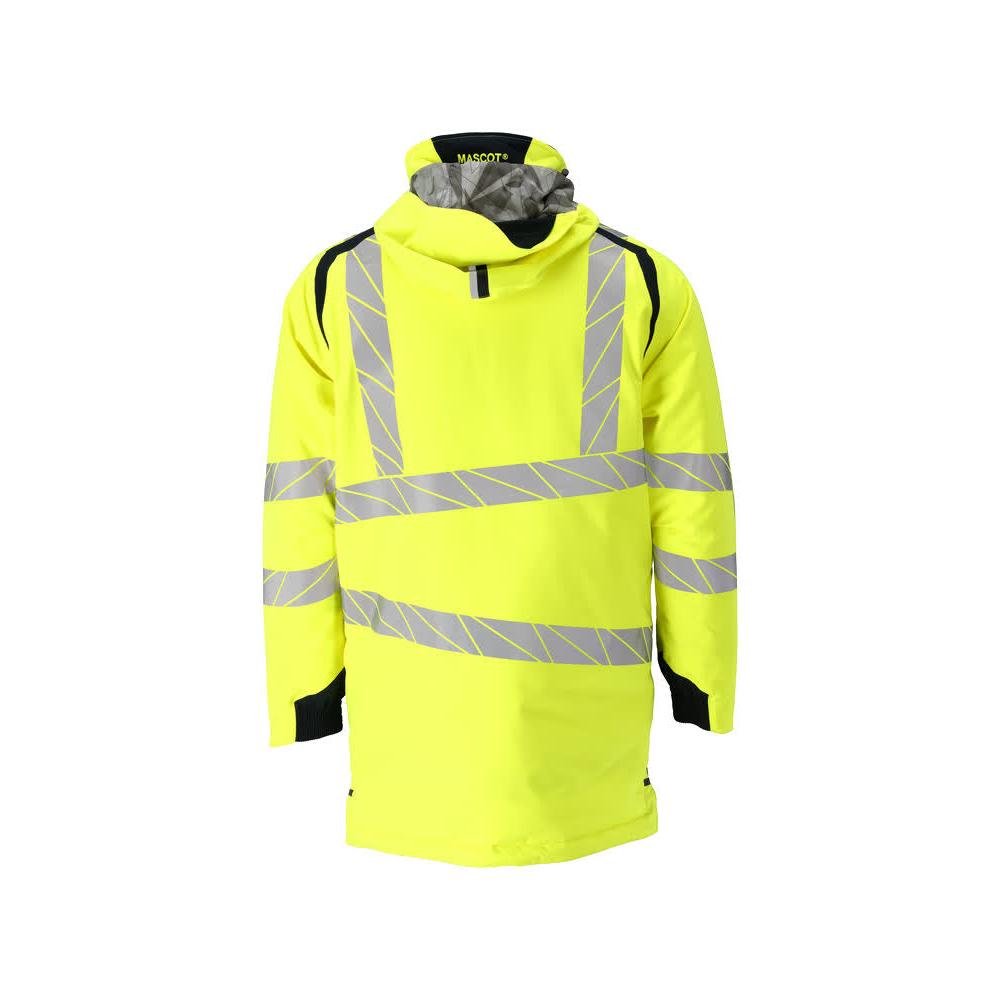 Parka CLIMASCOT® voering, lichtgewicht parka, signalisatie geel/zwart-blauw