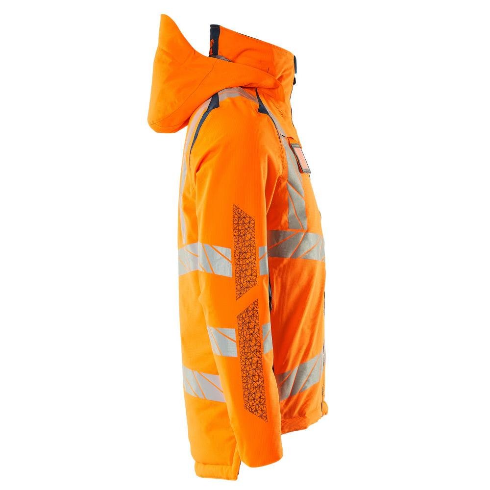 Winterjas CLIMASCOT®, lichtgewicht winterjas, signalisatie oranje/donker petroleum