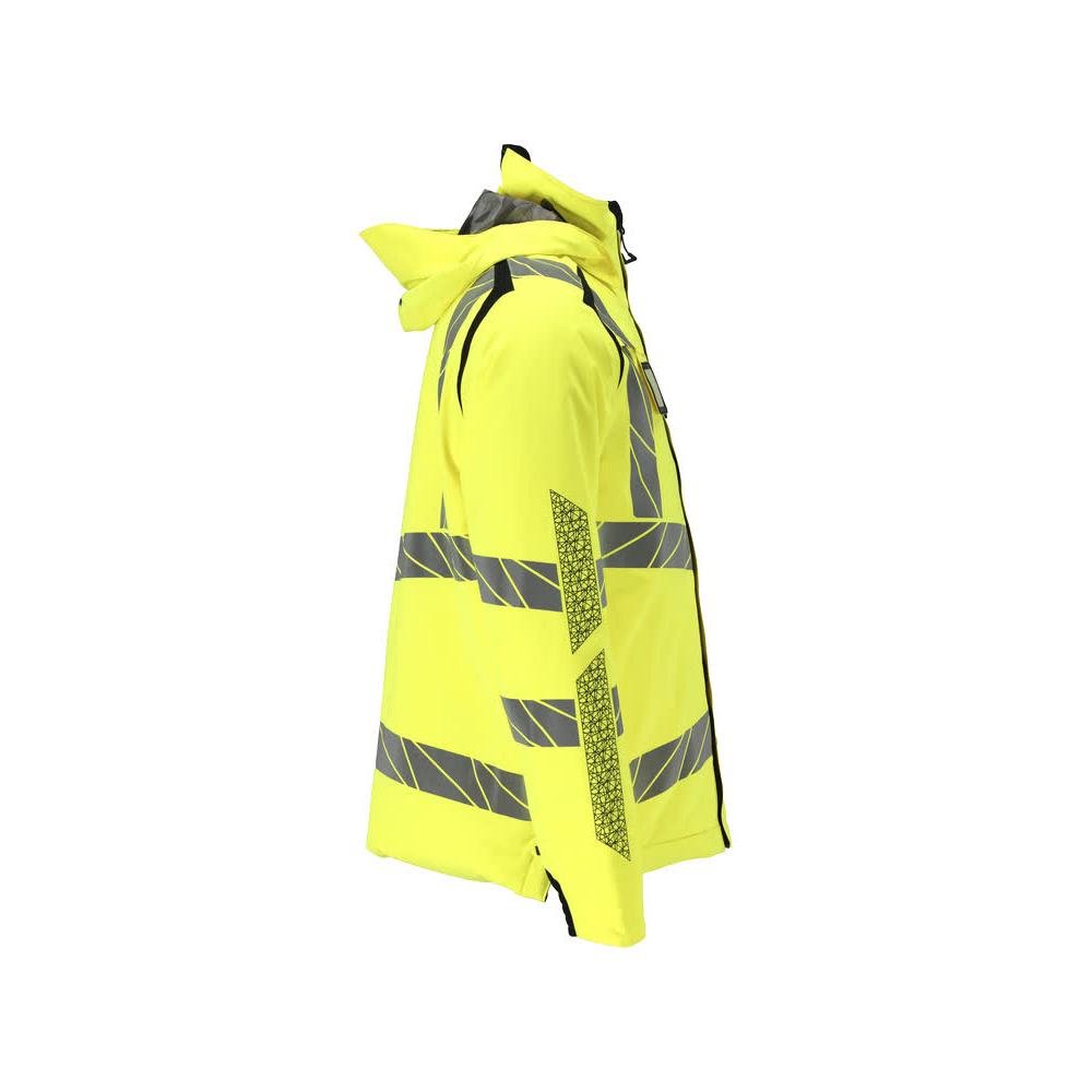 Winterjas CLIMASCOT®, lichtgewicht winterjas, signalisatie geel/zwart