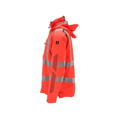 Winterjas CLIMASCOT®, lichtgewicht winterjas, signalisatie rood/donker antraciet