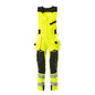 Combibroek, hangende zakken, ULTIMATE STRETCH combinatiebroek, signalisatie geel/zwart