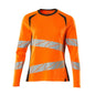 T-shirt, lange mouw, damesfit t-shirt