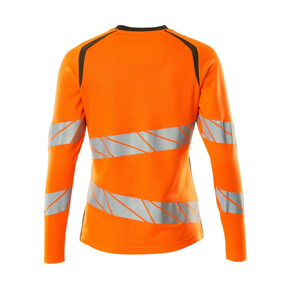 T-shirt, lange mouw, damesfit t-shirt