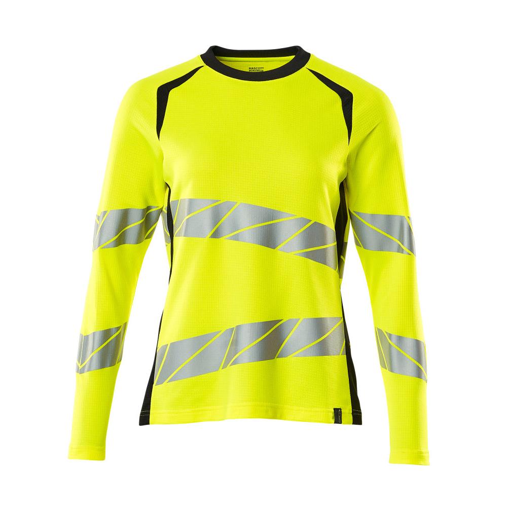 T-shirt, lange mouw, damesfit t-shirt