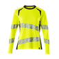 T-shirt, lange mouw, damesfit t-shirt