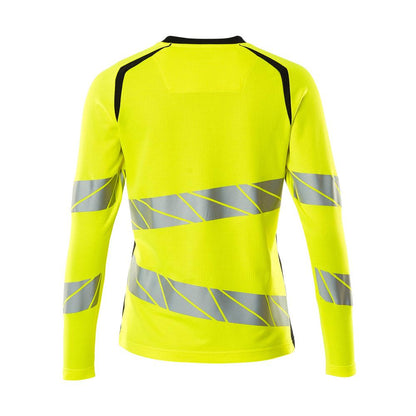 T-shirt, lange mouw, damesfit t-shirt