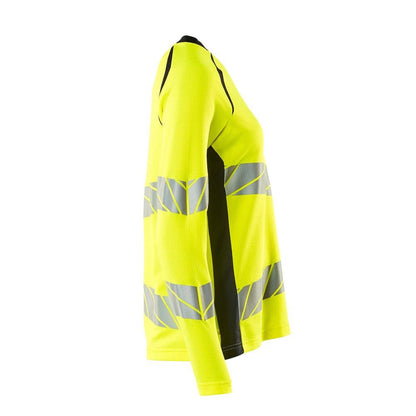 T-shirt, lange mouw, damesfit t-shirt