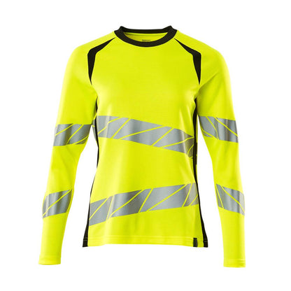 T-shirt, lange mouw, damesfit t-shirt